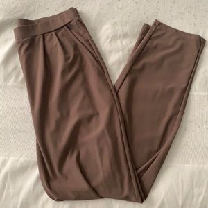 Leith pleat front trousers